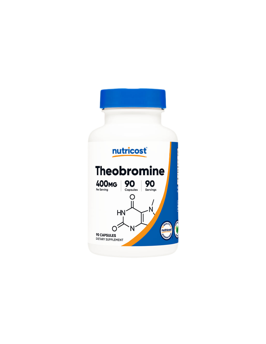 Сърдечносъдова и дихателна система - Теобромин (Theobromine), 400 mg x 90 капсули Nutricost - Feel You