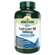 Масло от черен дроб на треска (Cod Liver Oil) 1000мг 180 меки капсули NaturesAid - Feel You