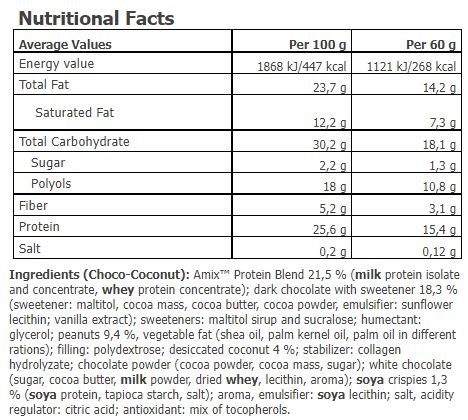 Tiger Zero Chocho Protein Bar 60g