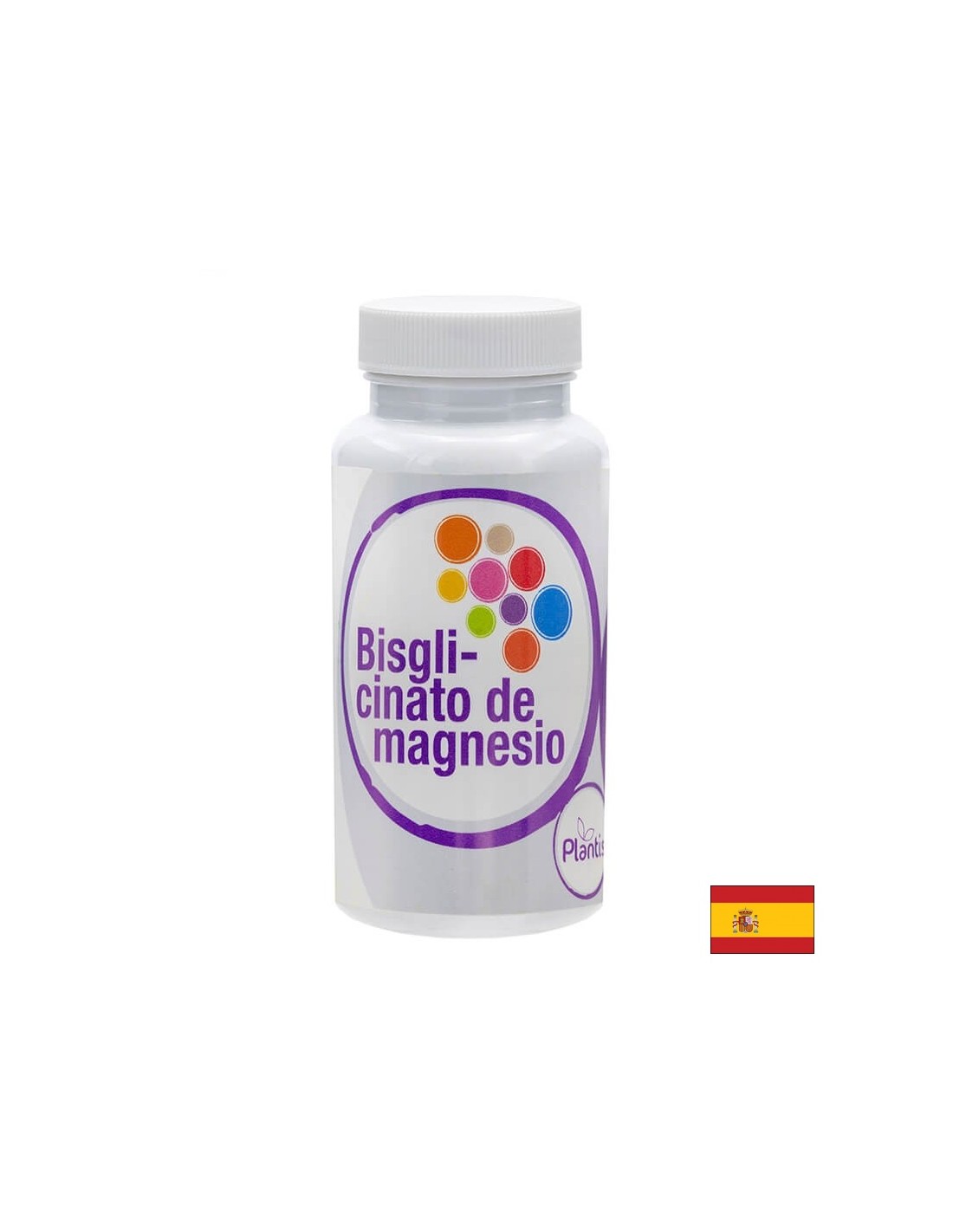 Magnez (bisglicynian) 75 mg - zdrowie serca i mięśni - Bisglicinato de Magnesio Plantis®, 60 kapsułek