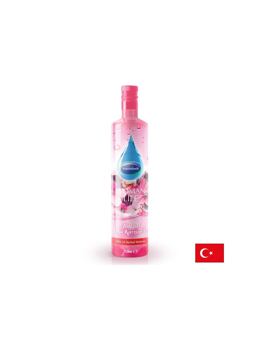 Agua herbal aromática para mujeres - Salud hormonal, 750 ml, 15 dosis