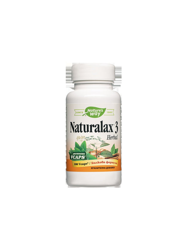 Naturalax 3 Herbal / Натуралакс 3 Билкова формула, 100 V капсули Nature’s Way - Feel You