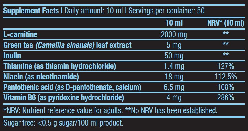 L-karnitiin 100 000 / 500ml liwed