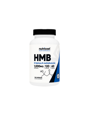 For active sports - HMB (Beta-hydroxy-beta-methylbutyrate), 500 mg/120 capsules, 60 doses Nutricost - Nutra Best Europe