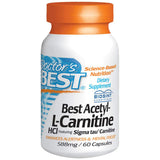 Melhores cápsulas de acetil-l-carnitina 500 mg-60