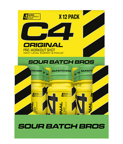 C4 Pre-Workout Shots / 12 x 60 ml - 0.700 kg