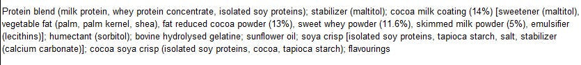 Mega Pro 36% de barra de proteína alta - 85 gramas