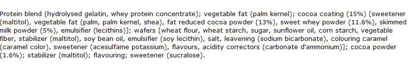 KETO 36% de cookie de wafer de alta proteína - 60 gramas