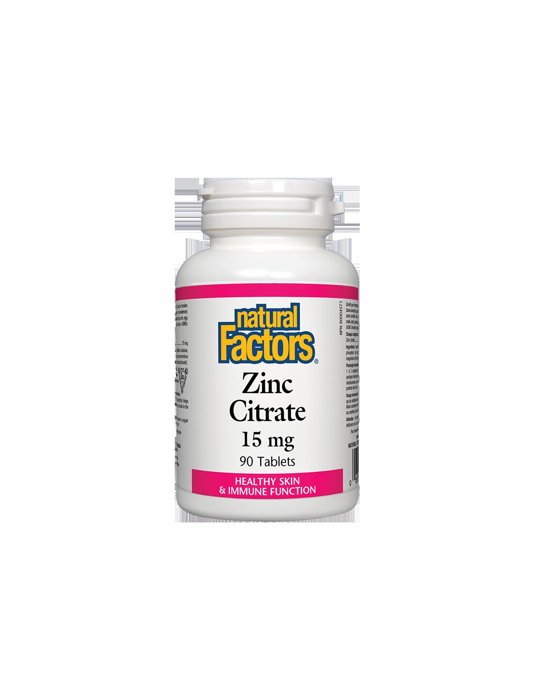 Zinc Citrate 15 mg - 90 Таблетки - Feel You