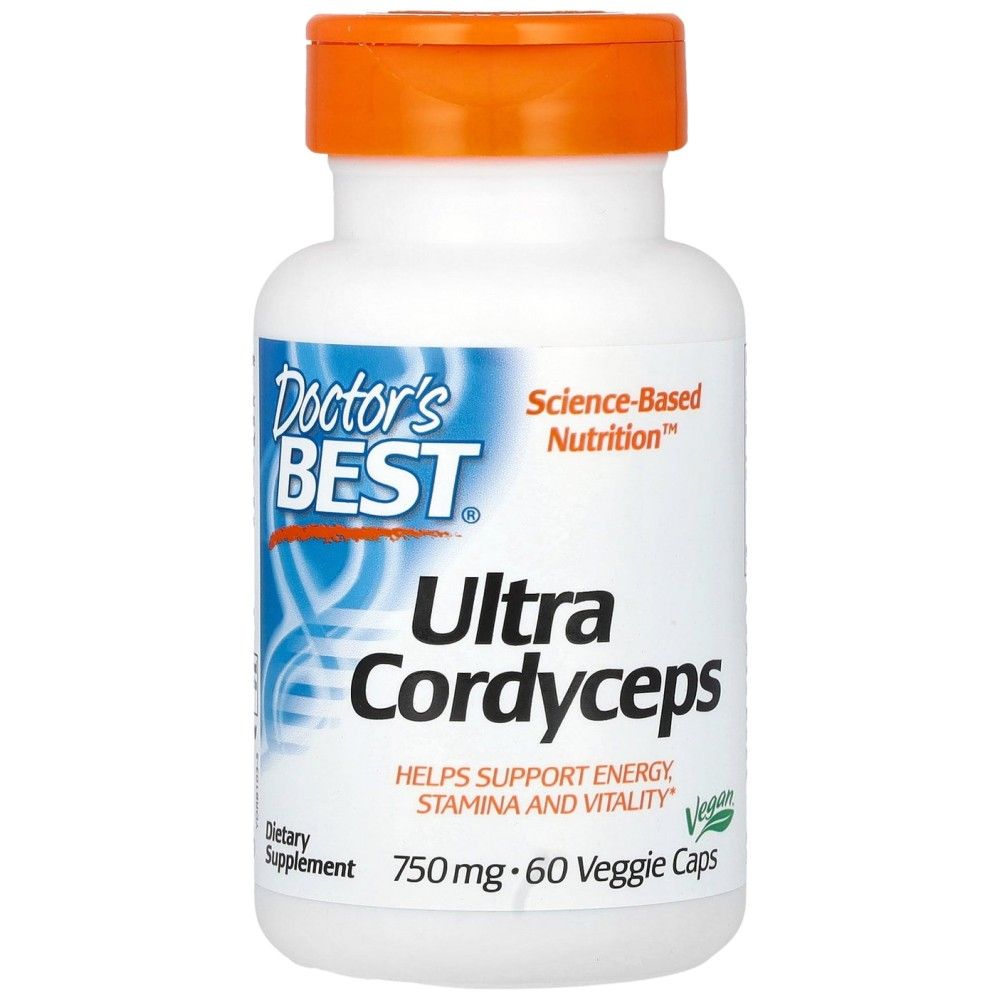 Cordycops (Kordycops) Kapselen fir Vitalitéit, Energie an Haltbarkeet, 750mg, 60 Milliarden