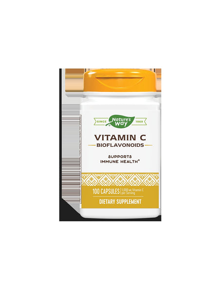 Vitamin C Bioflavonoids/ Витамин С & Биофлавони 500 mg х 100 капсули Nature’s Way - Feel You