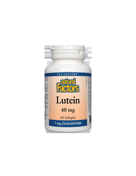 Lutein/ Лутеин 40 mg + Зеаксантин х 60 софтгел капсули Natural Factors - Feel You