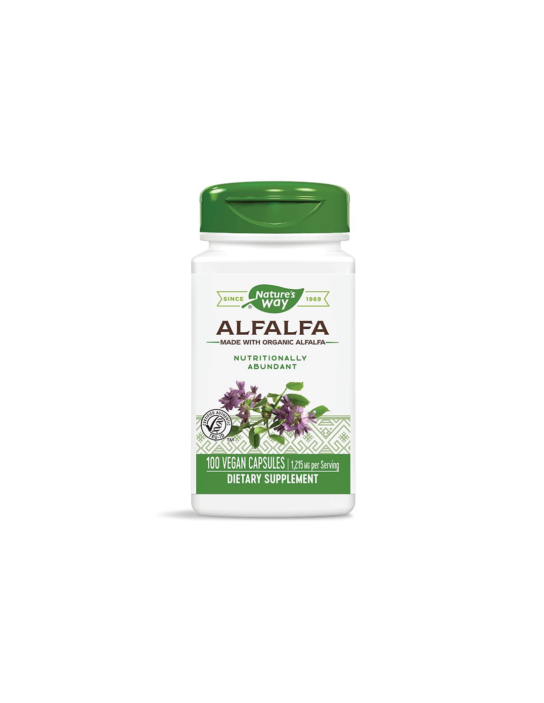 Alfalfa, Люцерна 405 mg х 100 капсули Nature’s Way - Feel You