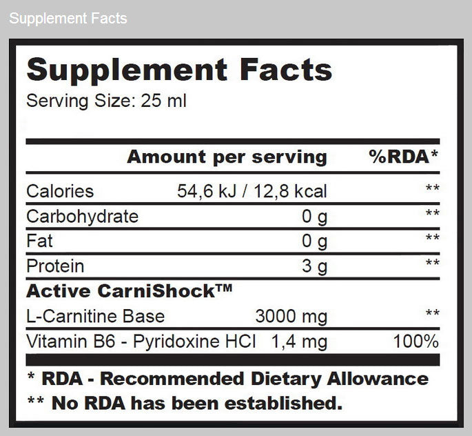 L-Karnitine 3000 /1 AMP.