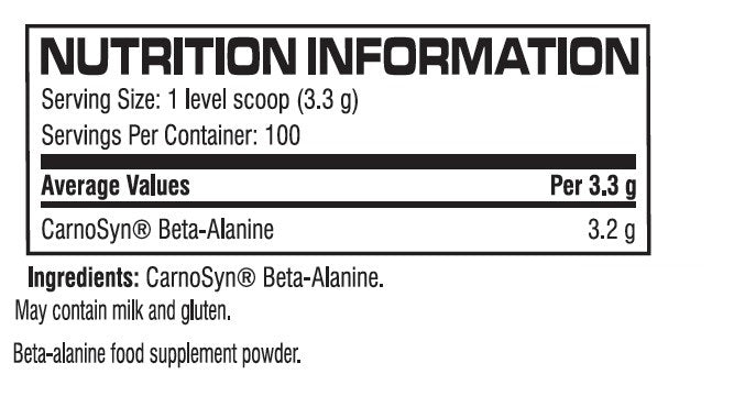 Carnosyn® beeta -lanine - 0,330 kg