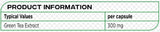 Gréng Téi 300 mg - 100 Kapselen