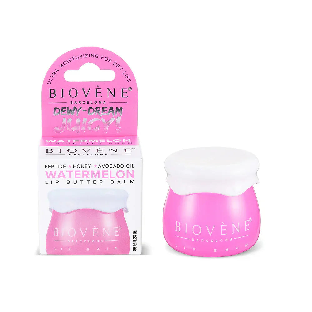Lip balm with watermelon and peptides for freshness and softness - 8 grams