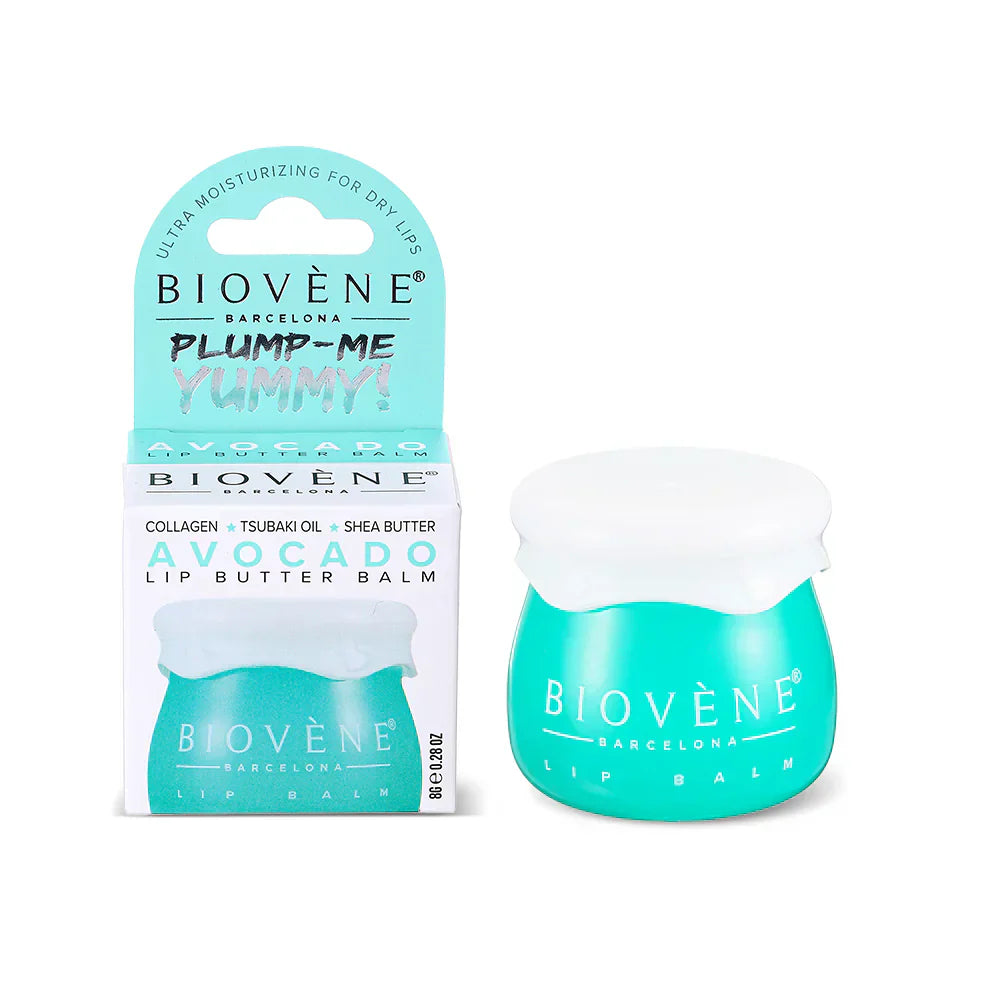 Lip balm with avocado and collagen for volume and softness - 8 grams