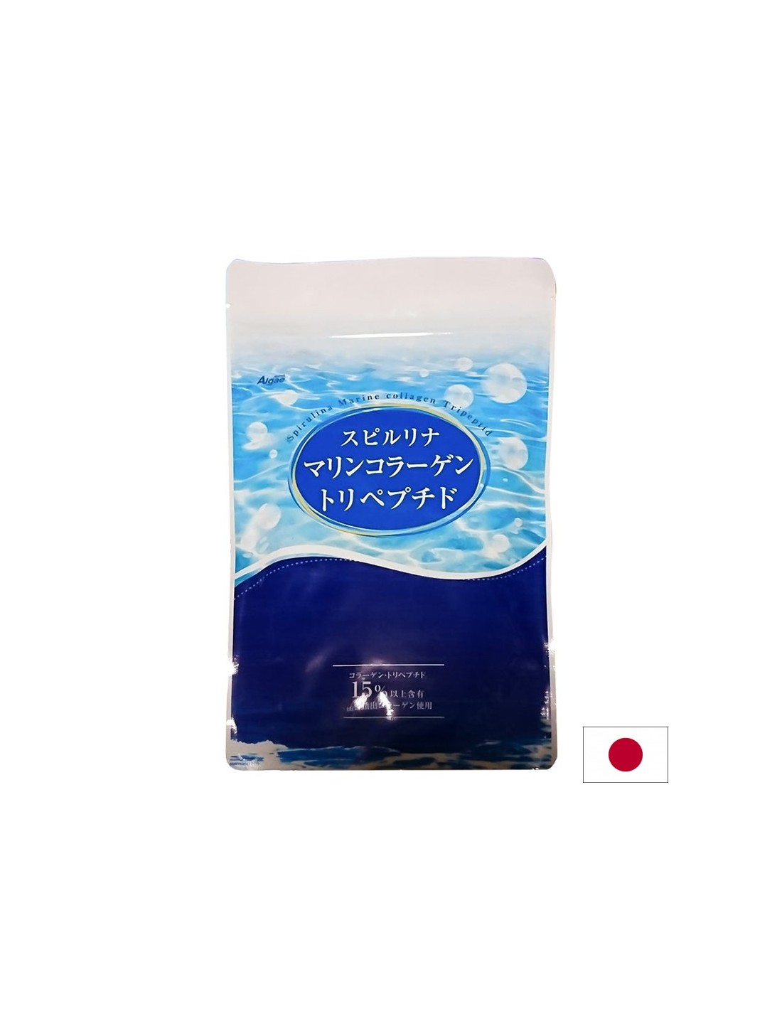 Japanese Spirulina + Fish Peptides and Vitamin C - Supports Joints and Skin, 800 Tablets