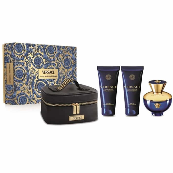 „Versace Pur Fem Dylan Blue AuH de Perfum Sigt 100ml Set H Petze“