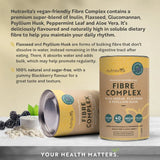 Fibre Complex Powder - BlackBerry Flavour /200 г, 40 дози/ Nutravita - Feel You