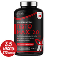 TESTOMAX™ 2.0 /210 капсули, 105 дни/ with Ashwagandha KSM 66®, CoQ10 & Maca Root Nutravita - Feel You