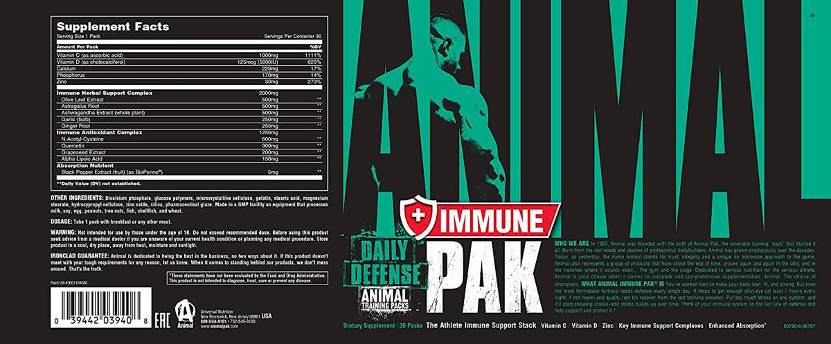 Déier Immune Pak 30 Packagen