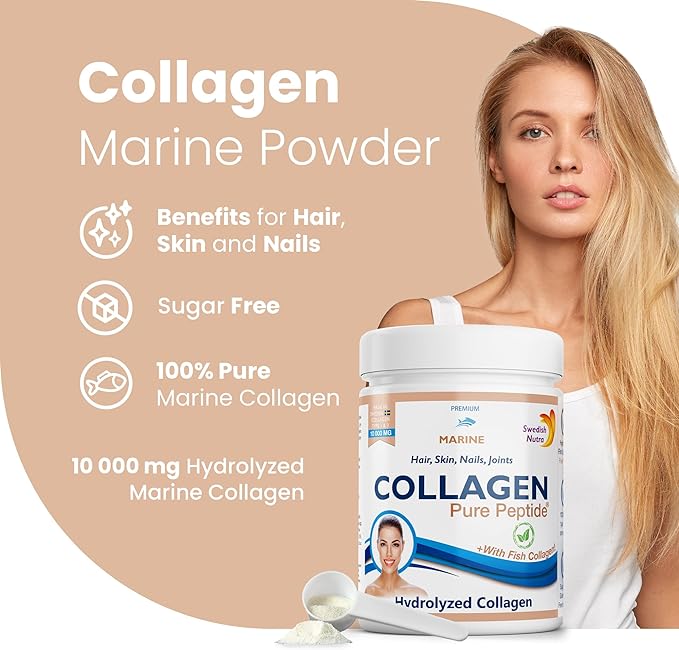 Powder Marine Collagen - Pack of 300g