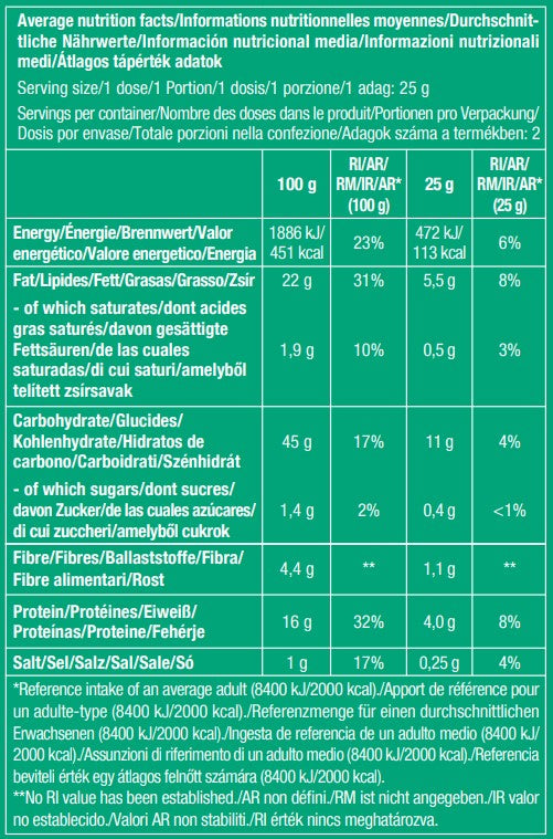 Proteínas tortilhas chips / 50 g