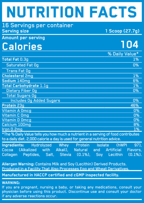 Isolate isolate Protein - 0.454 kg