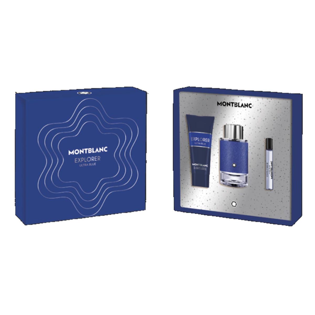 Montlaruz explorer Blue Eau de Purfum Pur Home 100ml Prevo Balsamo After Shave 150ml Miniature h 5ml