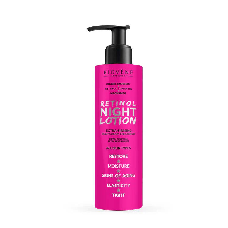 Retinol Night Lotion with Extra-Treatment and Raspberry 200 ml