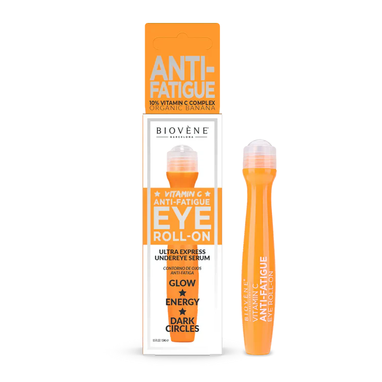 Rolo para os olhos da vitamina C com 10% de vitamina C para uma aparência fresca e radiante de 15 ml