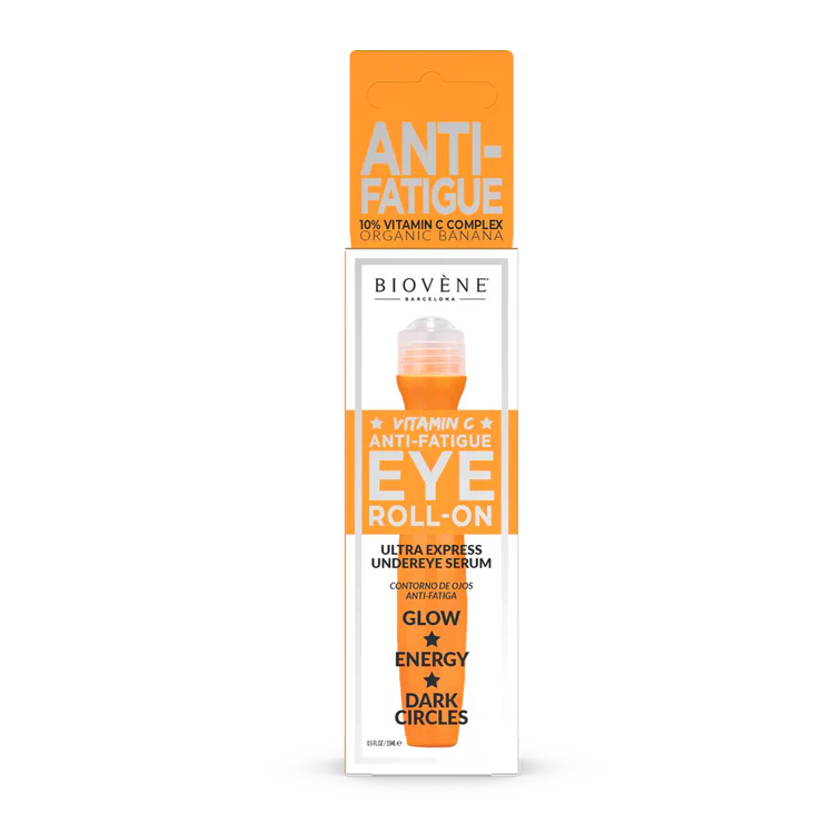 Rolo para os olhos da vitamina C com 10% de vitamina C para uma aparência fresca e radiante de 15 ml