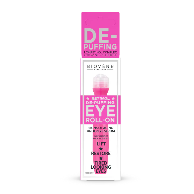 Retinol Eye Roller with Cherry to reduce puffiness 15 ml