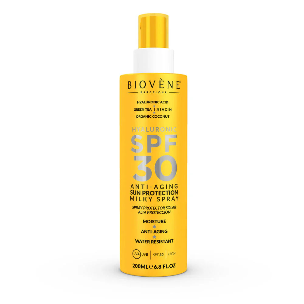 Protector solar para la cara y el cuerpo SPF 30 con ácido hialurónico antienvejecimiento - 200 ml