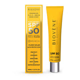 Zvlhčující obličejové opalovací krém SPF 50 s kyselinou hyaluronovou proti stárnutí - 40 ml