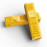 Zvlhčující obličejové opalovací krém SPF 50 s kyselinou hyaluronovou proti stárnutí - 40 ml