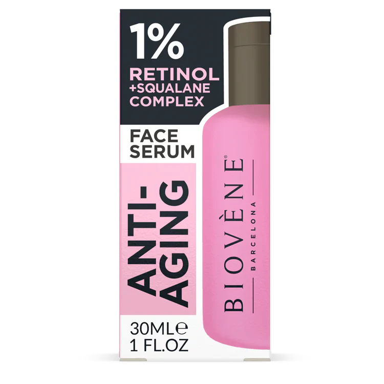 Soro de retinol com squallan para suavizar rugas e linhas finas 30 ml