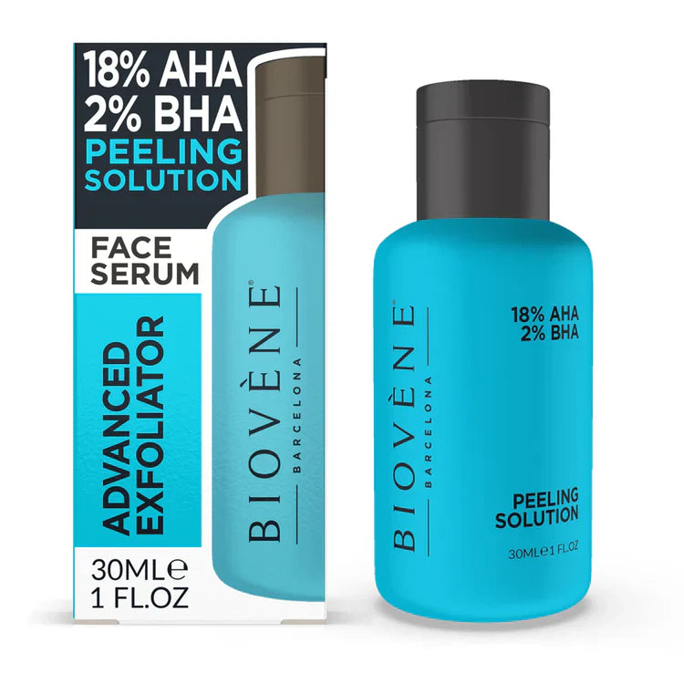 Solução de descascamento AHA + BHA para limpeza profunda e renovação da pele 30 ml