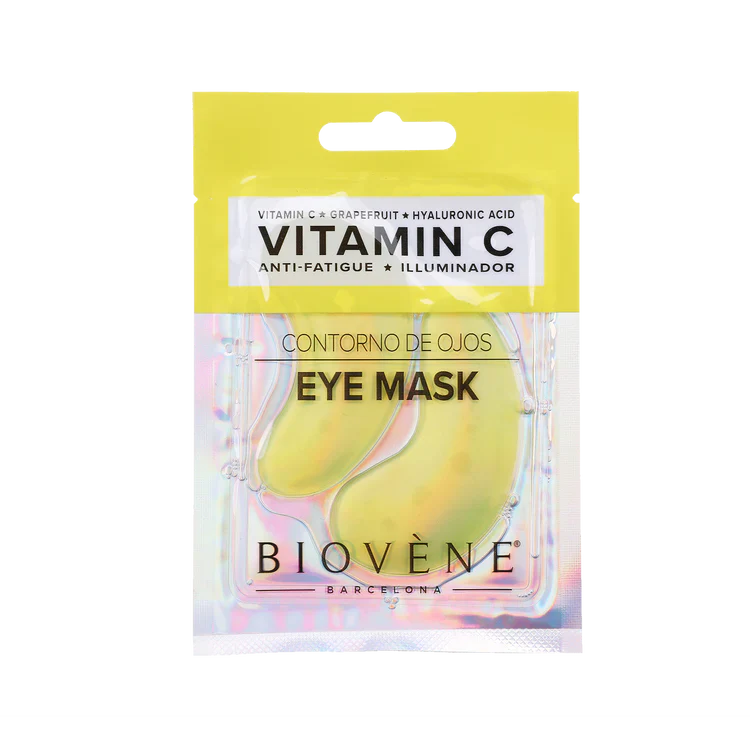 Vitamin C eye mask with grapefruit and hyaluronic acid for fresh appearance 1 pair