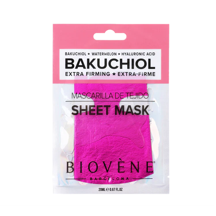 Bakuchiol Mask mat Waassermeloun an hyvouronesche Sauer fir 1 Pair