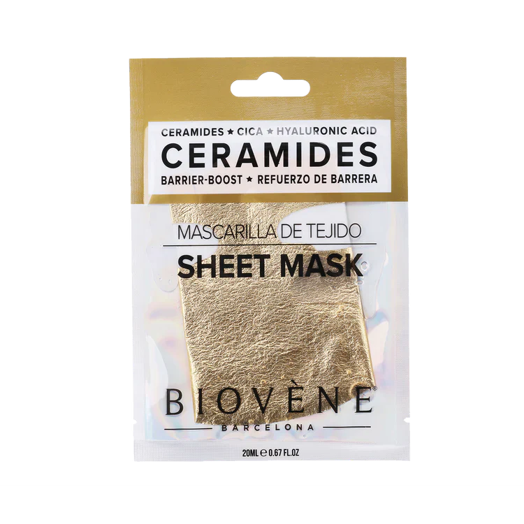 Cerramid Mask mat Tsika fir Erhuelung an Hydratioun vun der Haut 1 Pair