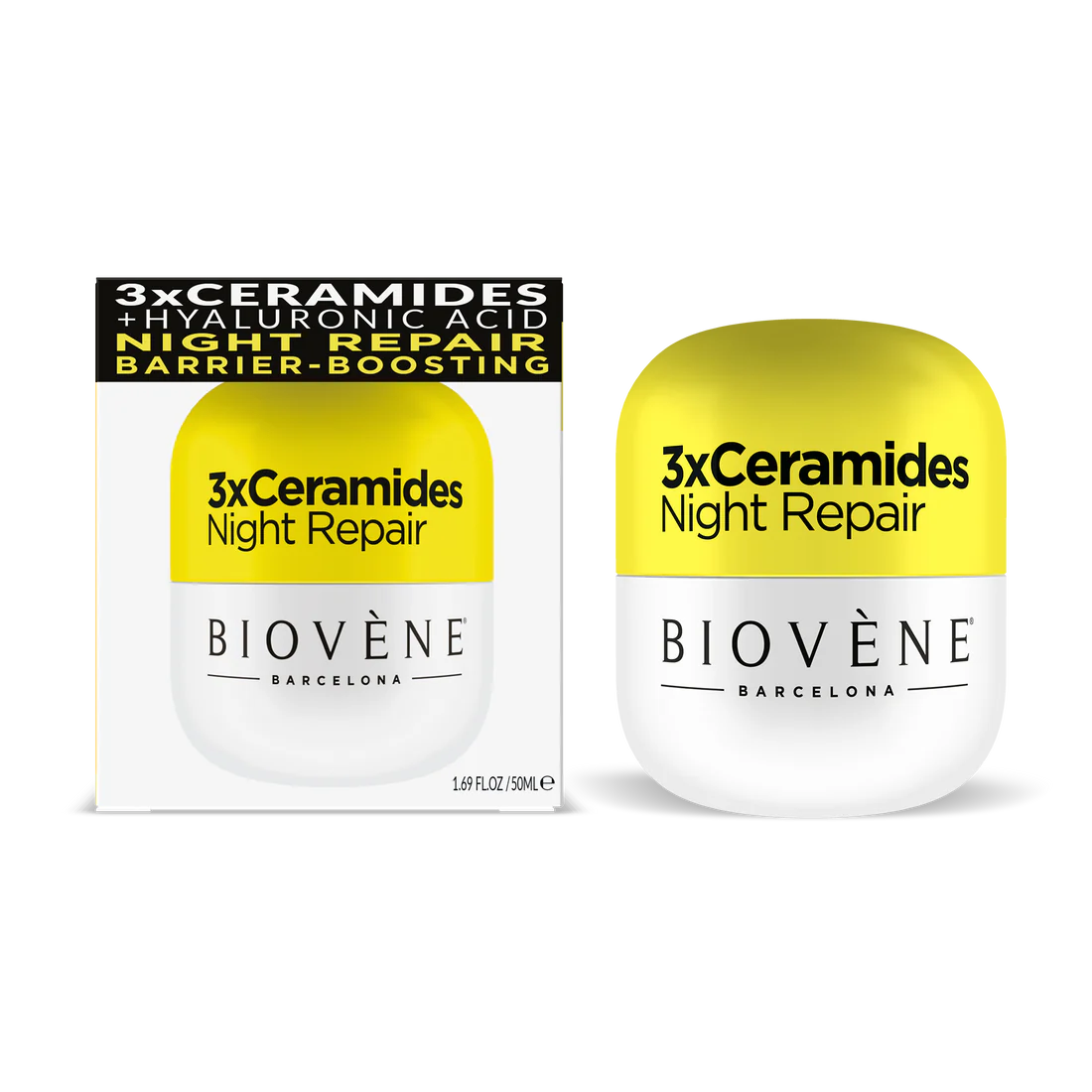 3X Night cream with ceramides for regeneration and deep hydration - 50 ml