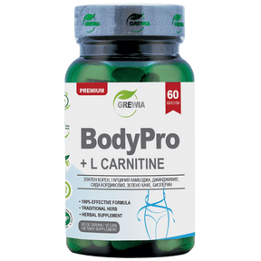 WEIGHT LOSS / BODYPRO + L–CARNITINE /60 CAPSULES, 30 DOSES/ GREWIA - Nutra Best Europe