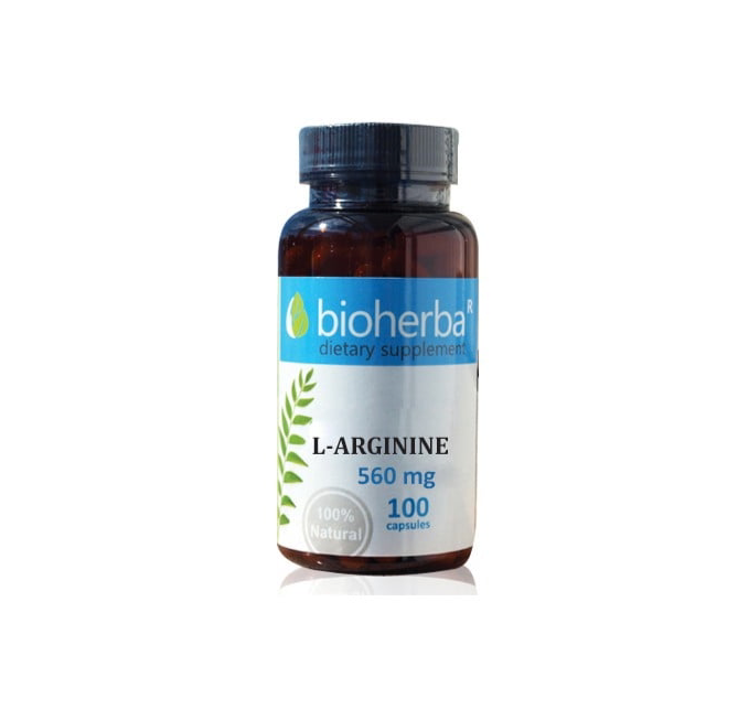 L -arginine 560 mg - 100 capsules