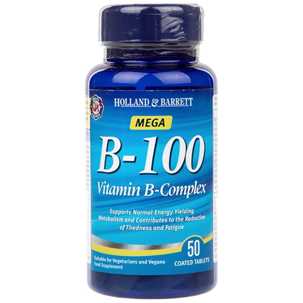 Mega B-100 / Vitamin B-Complex 50 каплети