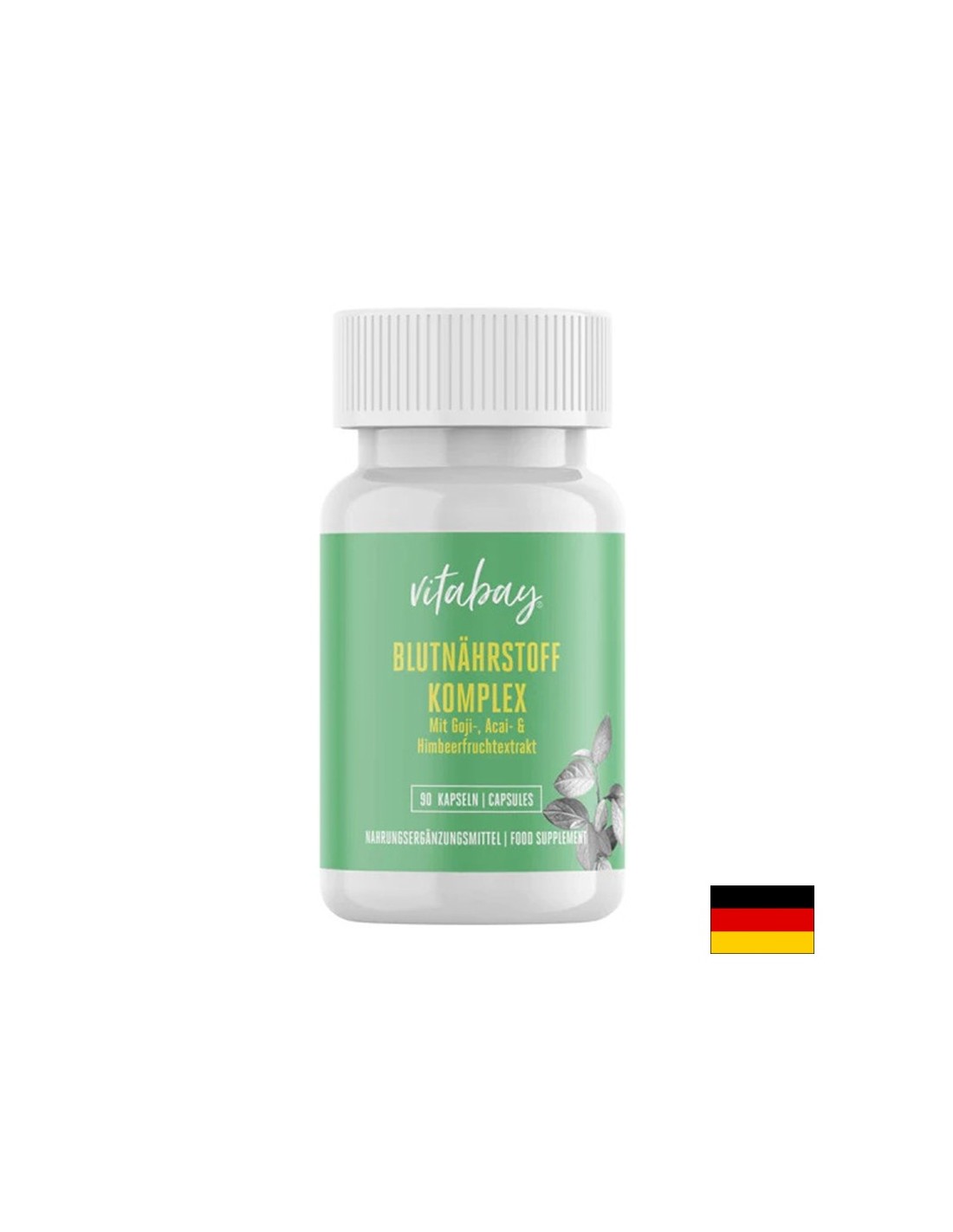 Complex for the circulatory system (goji berry, acai and raspberry extract), 90 capsules Vitabay