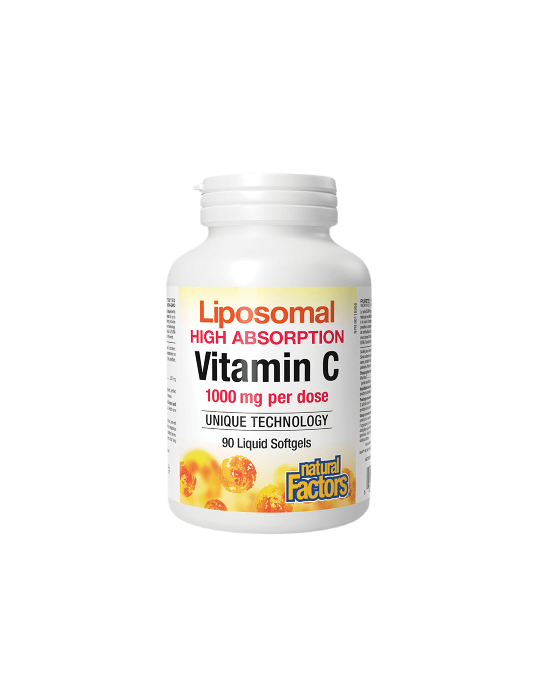 Vitaminas C 500 mg | Liposominis aukštas abcratas - 90 gelio kapsulės