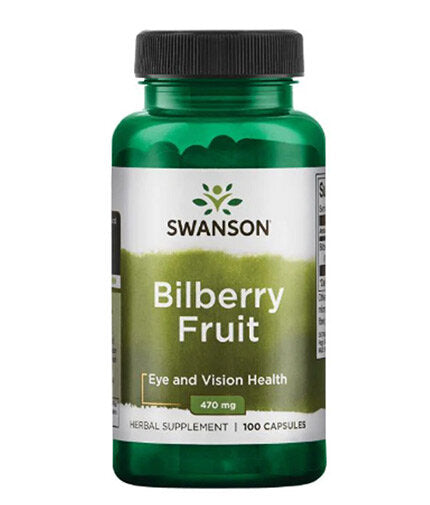 Bilberry Fruit 470 mg - 100 капсули - Feel You